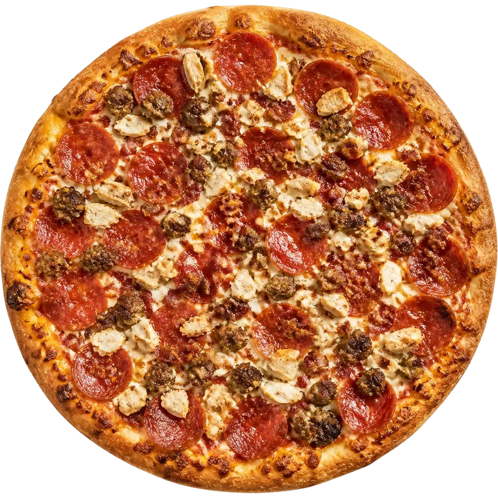 Meat Lover pizza from Roman's Choice Pizza