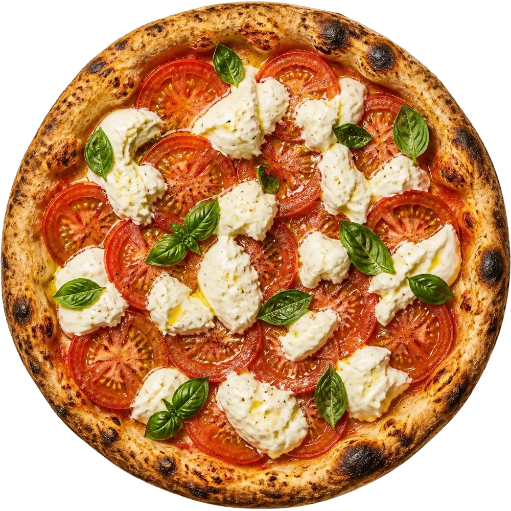 Fresh Tomato pizza from Roman's Choice Pizza